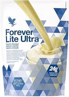 Forever Living Products, Forever Lite Ultra Shake with Aminotein Vanilla, 375g, Gluten Free, Vegetarian Friendly, 24g of protein per serving