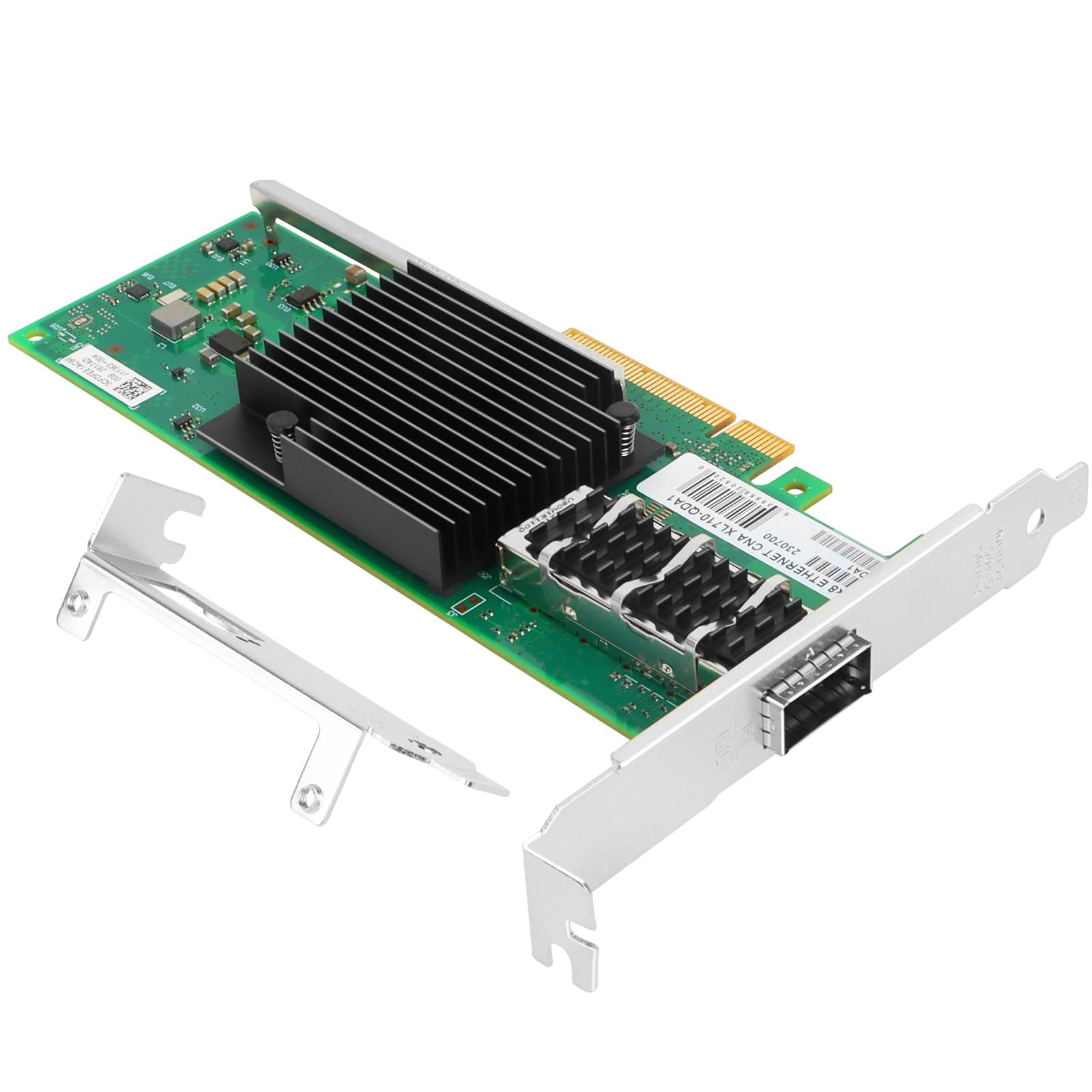 40G Ethernet Converged Server Adapter for Intel XL710-QDA1 Single QSFP+ Port XL710-AM1 Controller 40GbE PCIe LAN Card Compatible with Dell PowerEdge HPE ProLiant