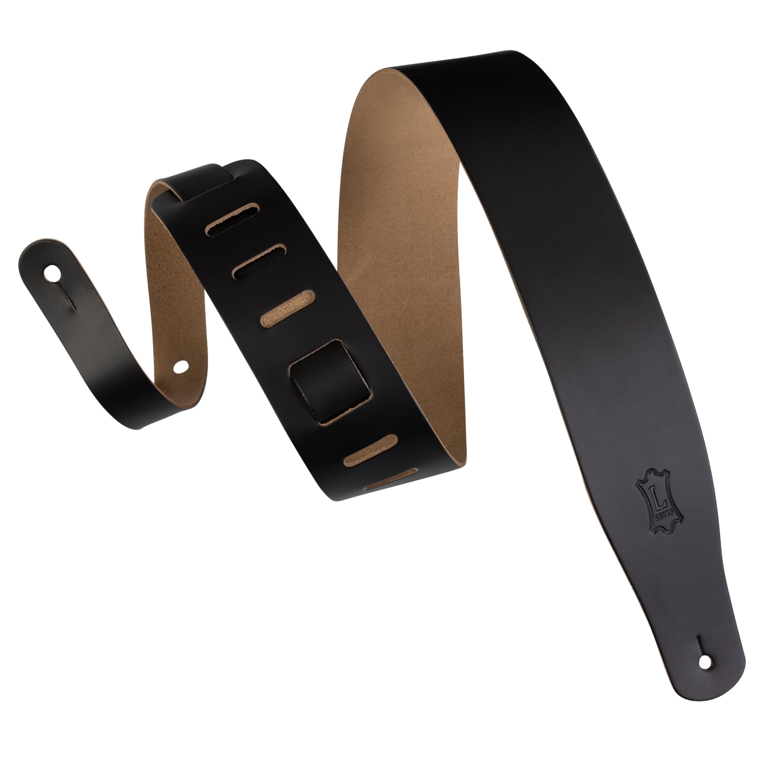 Leathers M26-blk Acoustic Guitar Strap