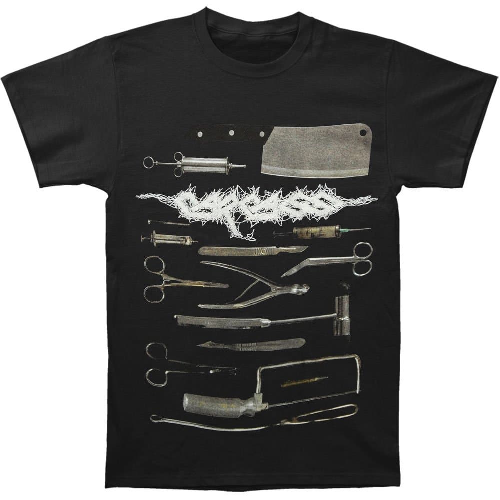 Carcass Men's Tools T-shirt Large Black