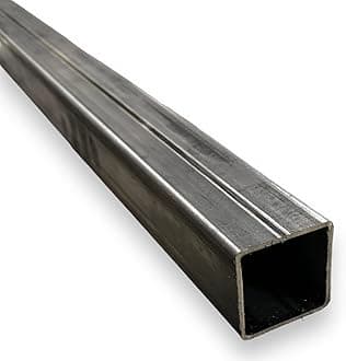 Mild Steel Box Section Square/Rectangular Hollow Section Pipes | 25mm 40mm 50mm x 2.5mm Wall Thickness (40 x 40mm, 100cm)