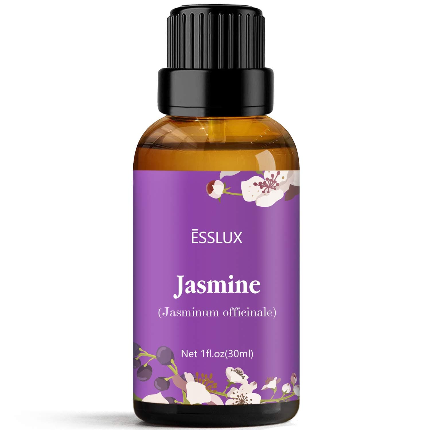 Jasmine Essential Oil, ESSSLUX Aromatherapy Oils for Diffuser, Massage, Soap, Candle Making, Perfume, 30 ml