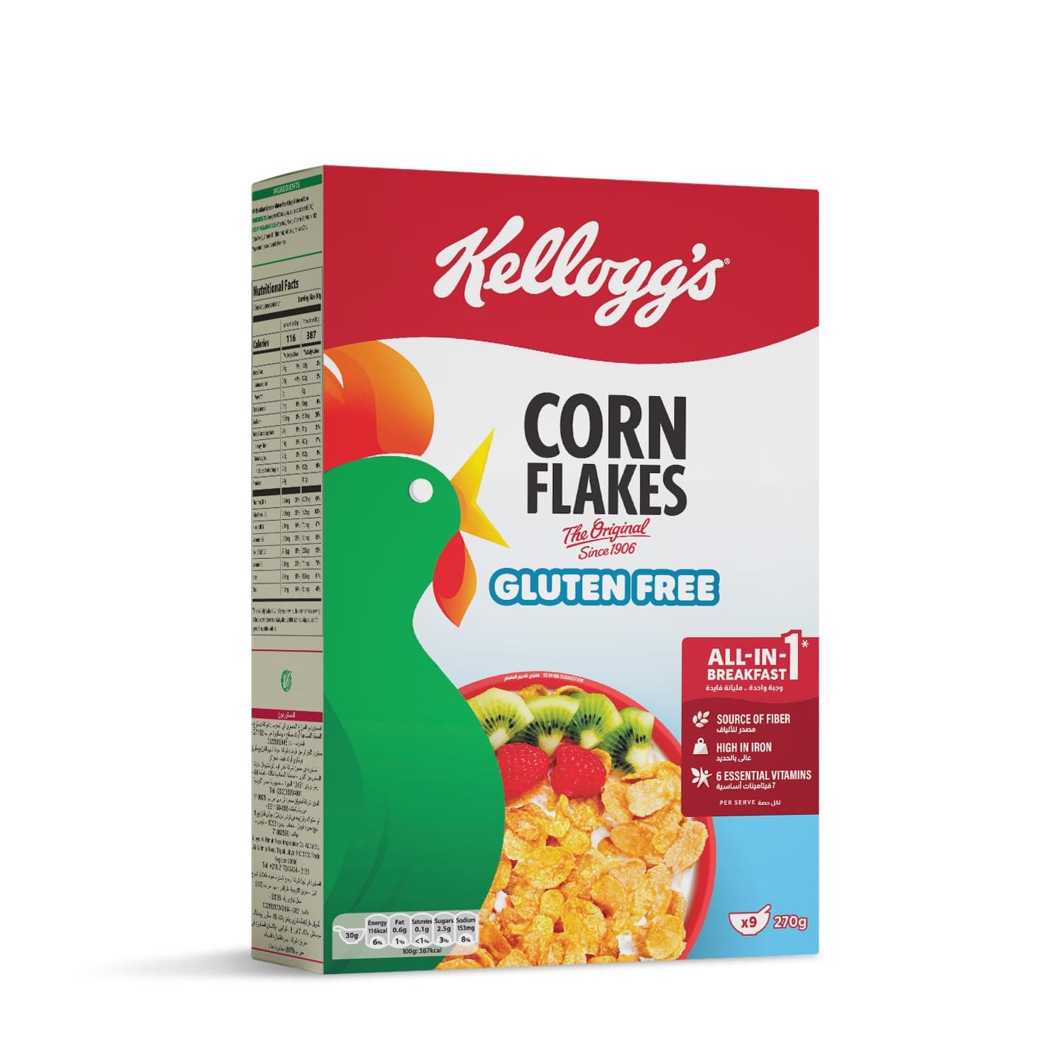 CORN FLAKES GLUTEN FREE 270GR
