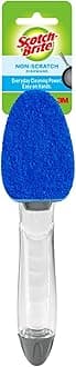 Scotch-Brite Non-Scratch Dishwand, Scrubber for Cleaning Kitchen, Bathroom, and Household, Non-Scratch Dish Scrubber Safe for Non-Stick Cookware, 1 Dishwand