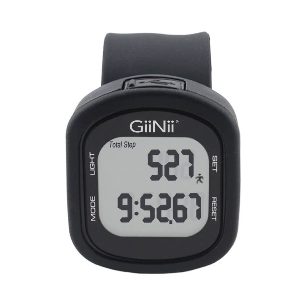 GiiNii P116 30 Days Memory Step Calorie Mile Counters USB Wrist Silicon Tracker Pedometer Watch