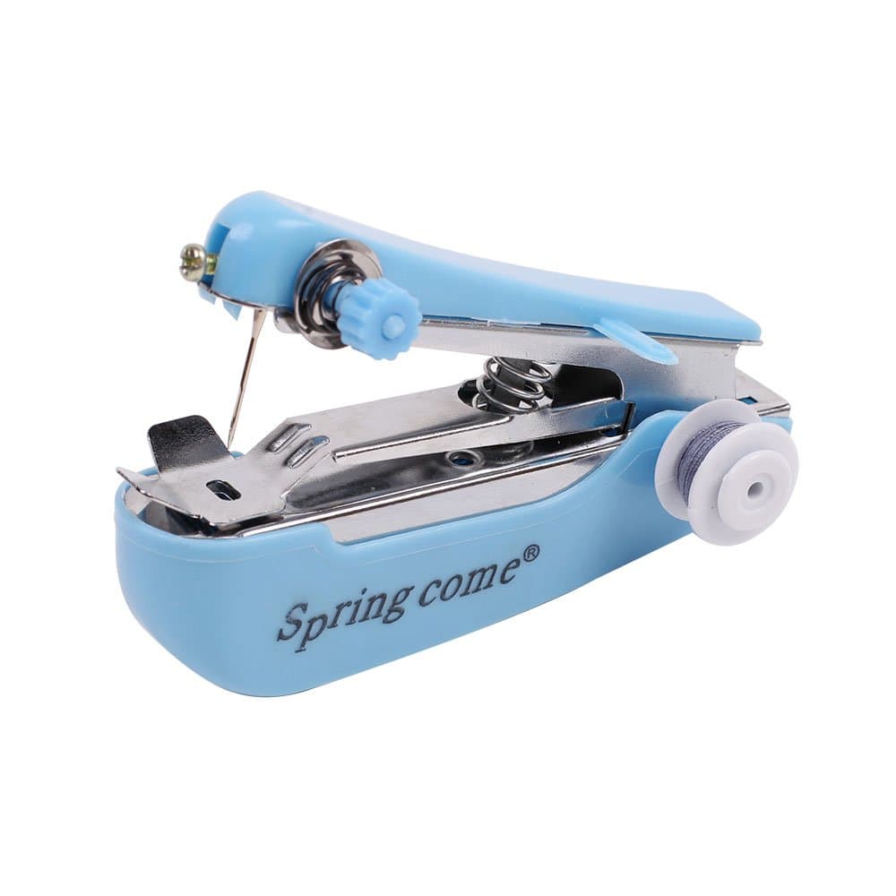 Handheld Mini Sewing Machine Portable and It Can Sew Cloth Quickly.