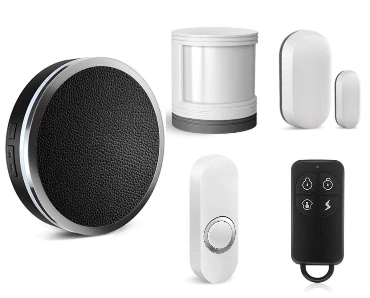 Smart TUYA WiFi Home Security Alarm System, Intelligent T30 Wireless Burglar Alarm, Free Alarm Notification, No Maintenance Charge, Customized Settings, Works with Google Assistant Home/Amazon Alexa