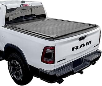 Syneticusa MB Retractable Hard Tonneau Cover Fits 2019-2026 Dodge Ram 1500 5'7" (67.4”) Truck Bed Waterproof Accessories