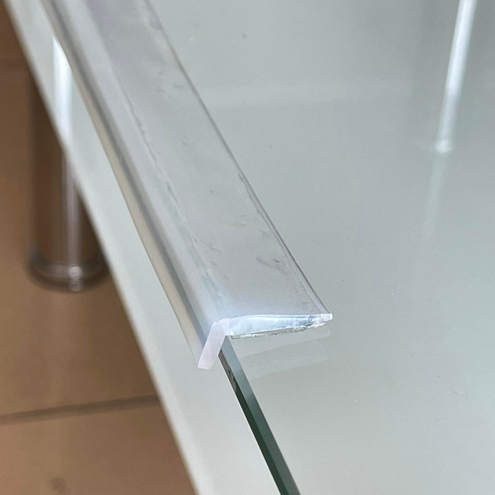 Edge Protector 100% Silicone, Single-Side Adhesive Baby Proofing Corners Clear Guards for Kids Safety, Child Table Cabinets Furniture Bumper (1/5x4/5 in, 6 FT)