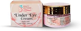 Beauty Bestowe || Under Eye Cream for Dark Circles Removal Women/Men Gel based, Organic, Natural, Rich, Anti-Puffy, Wrinkle Care & Glow (Model 10)