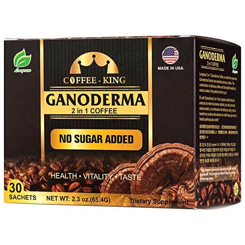 Ganoderma Coffee - Reishi Mushroom Coffee. 2 in 1 sugar free - 30 sachets