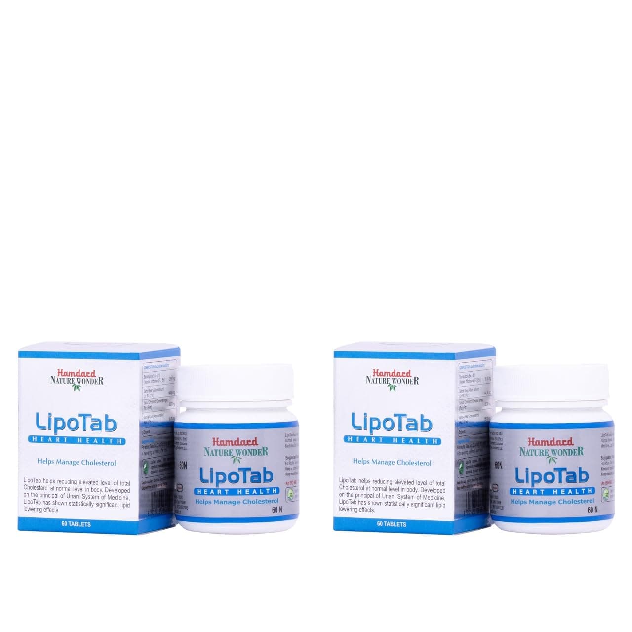 - Lipotab, White, 60 Count | Pack of 2
