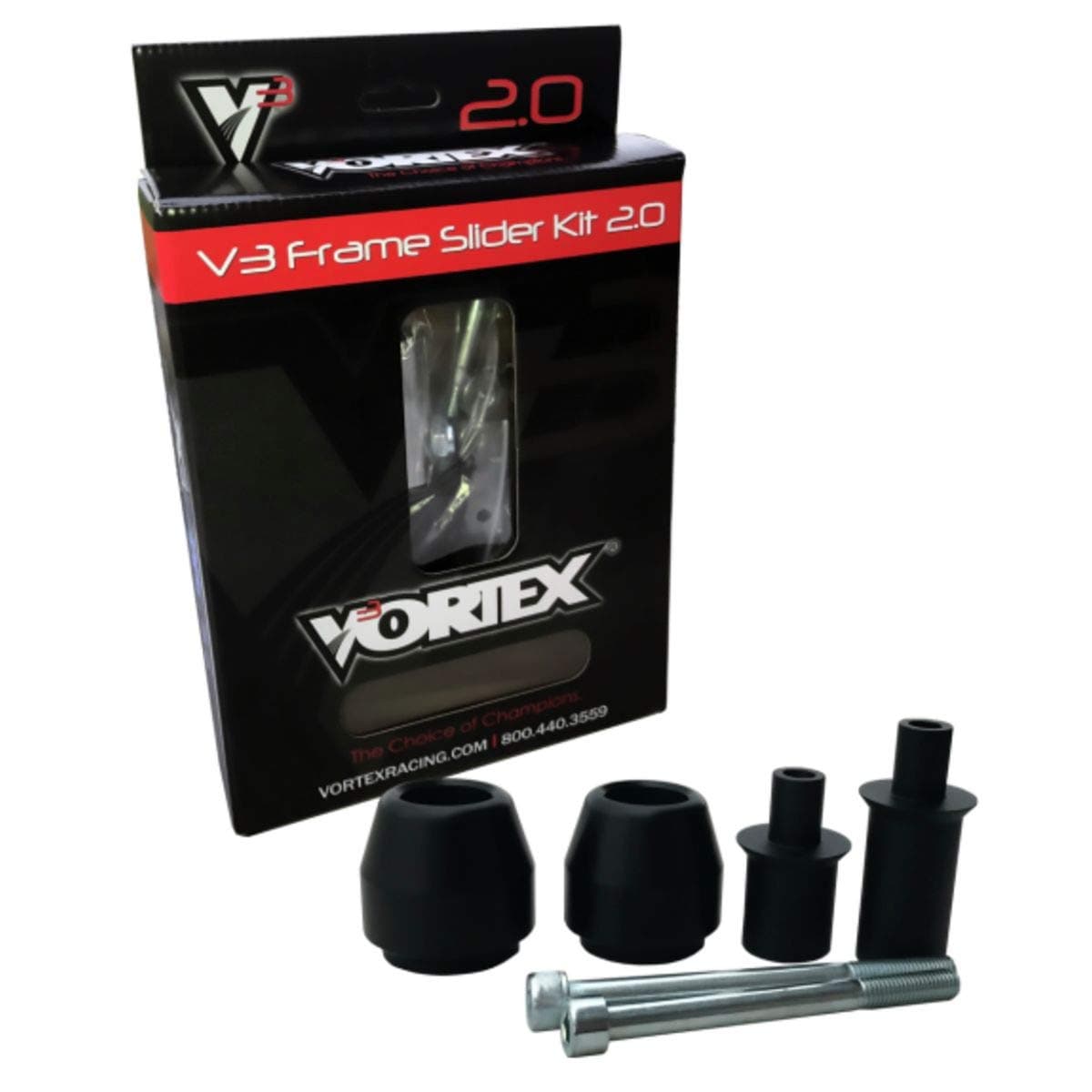 Vortex V3 2.0 Frame Slider Kit (No Modification) Compatible With 15-18 HONDA CBR300R