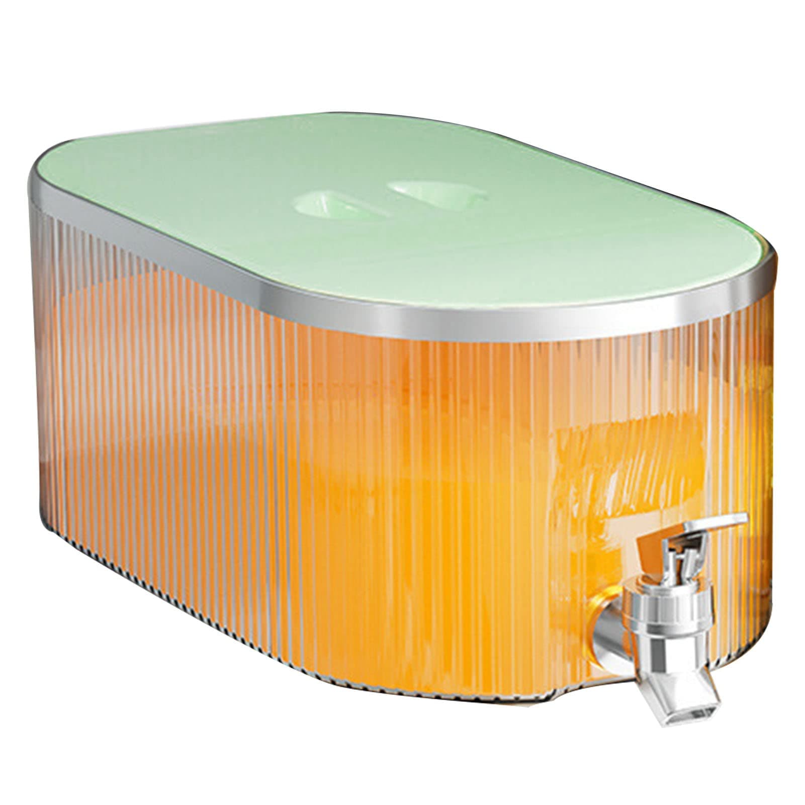 Luqeeg 5L Fridge Cold Kettle, Plastic Cold Water Pitcher, Fruit Drink Dispenser Beverage Container with Faucet Iced Beverage Dispenser Refrigerator Drink Dispenser for Summer Daily Use