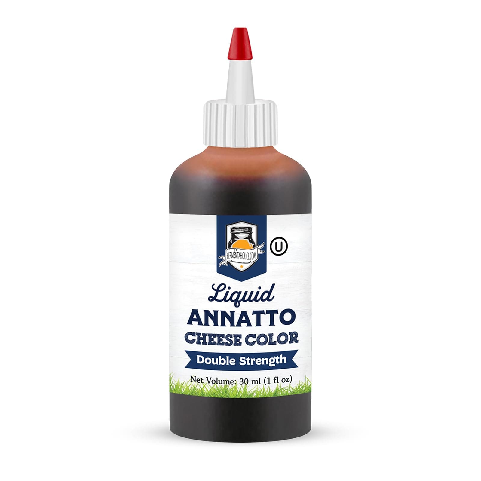 Liquid Annatto Cheese Coloring, Double Strength - 30 ml