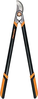 Fiskars Forged Lopper, Heavy-Duty Branch Cutter Gardening Tool with Replaceable Blade, 30", Black/Orange