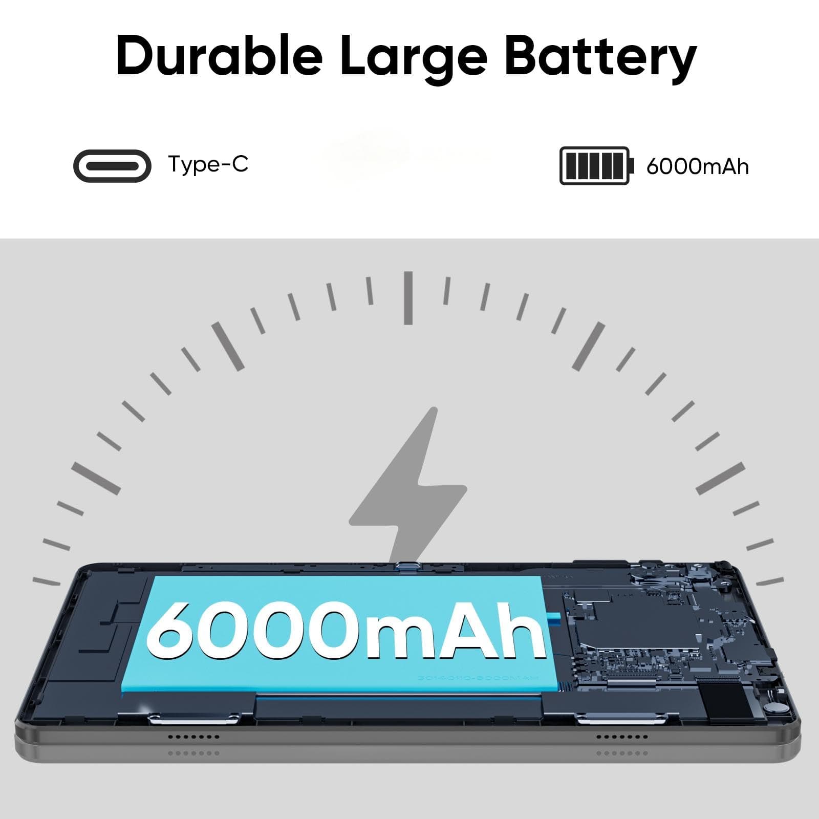 10 inch Tablet Android 13 Tablets, 4GB RAM 64GB ROM 512GB Expand, Quad-Core Processor, 1280x800 IPS HD Touch Screen, GPS, WiFi, Dual Camera, Bluetooth, 6000mAh Battery (Blue)