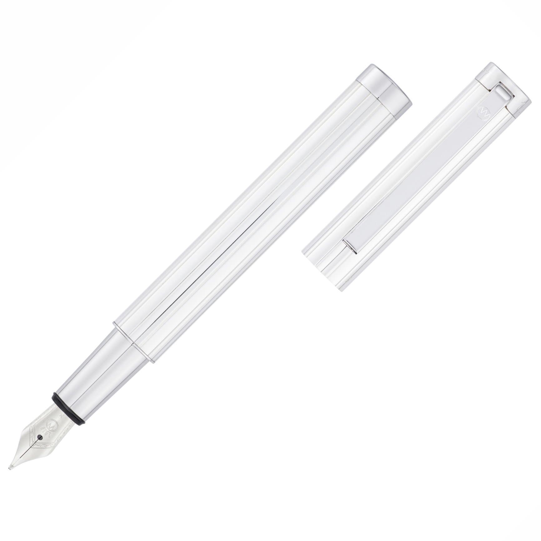 Waldmann Cosmo Fountain Pen Lines Design Medium Nib