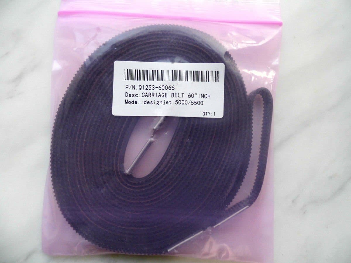 New Carriage Belt 60 inch For HP DesignJet Plotter 5000 5100 5500 Q1253-60066 Q1253-60021 C6095-60183 Series