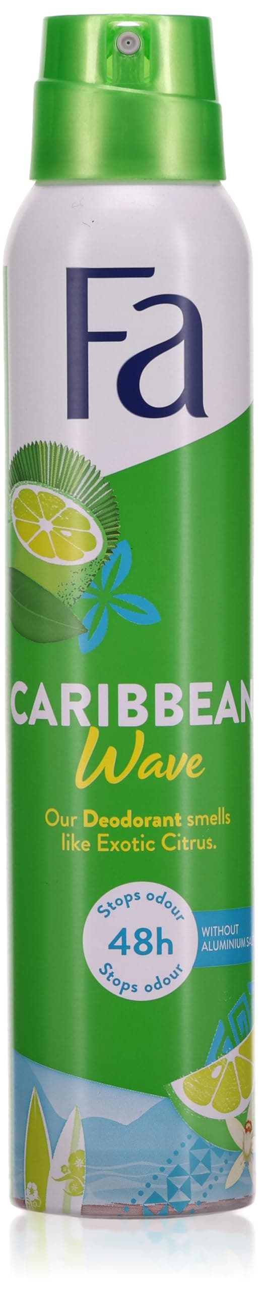 Fa Deodorant 6.75oz Spray Caribbean Lemon (Green)