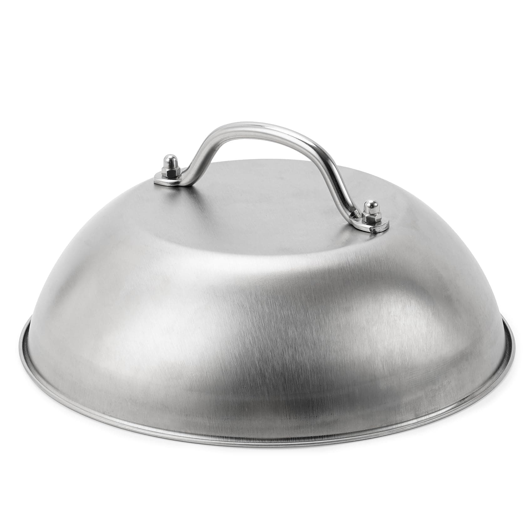– Griddle Accessories - Heavy Duty 9" Wide Smashed Burger Melting Cheese Dome - Commercial Grade Stainless Steel Basting and Steaming Cover- Best for Use in Flat Top Grills, 0.6mm Thickness
