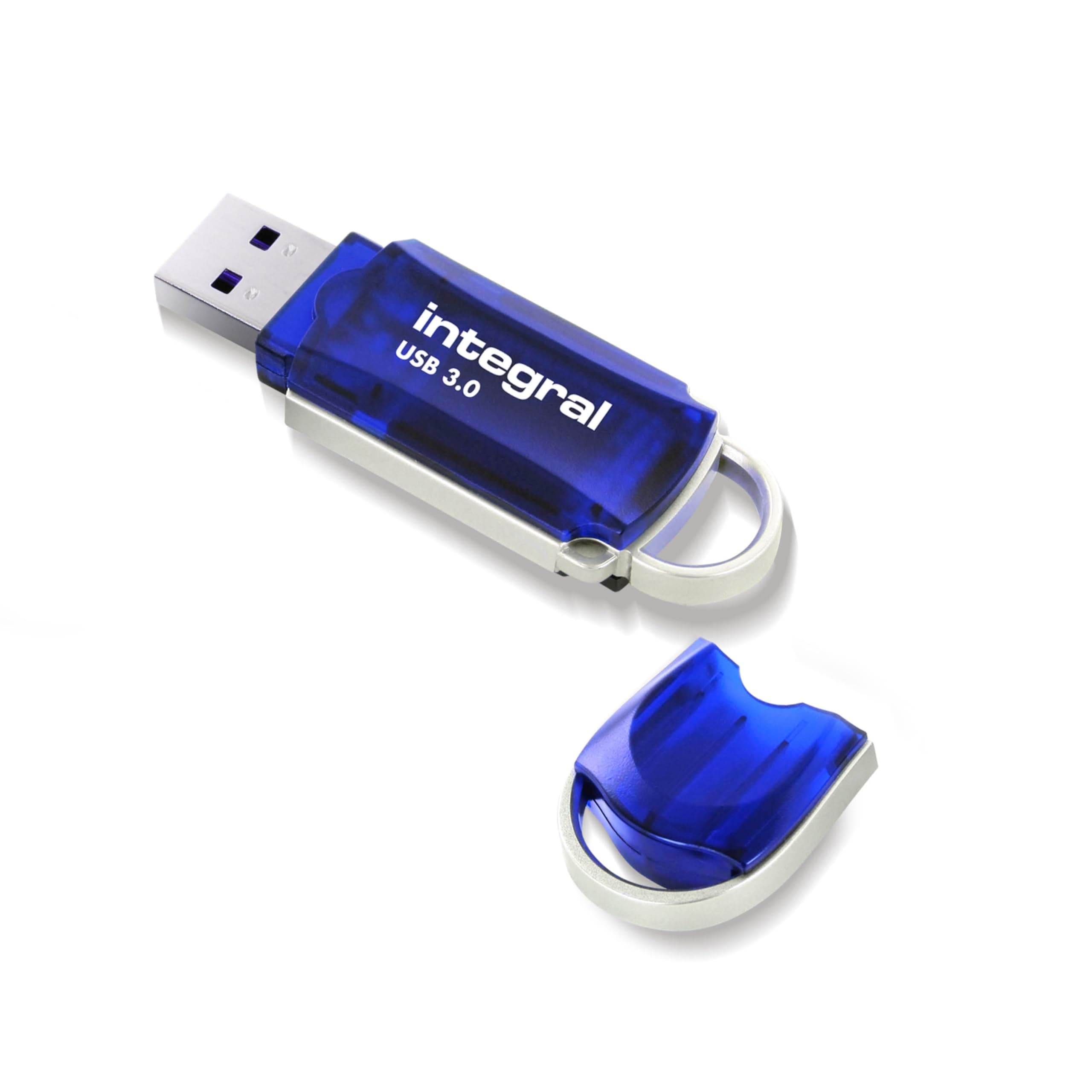 Integral 128GB USB 3.2 Gen 1 Flash Drive Courier Blue up to 120MBs
