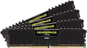 Corsair VENGEANCELPX32GB (4x8GB) Ddr43600 (Pc4-28800) C181.35Vdesktop Memory - Black