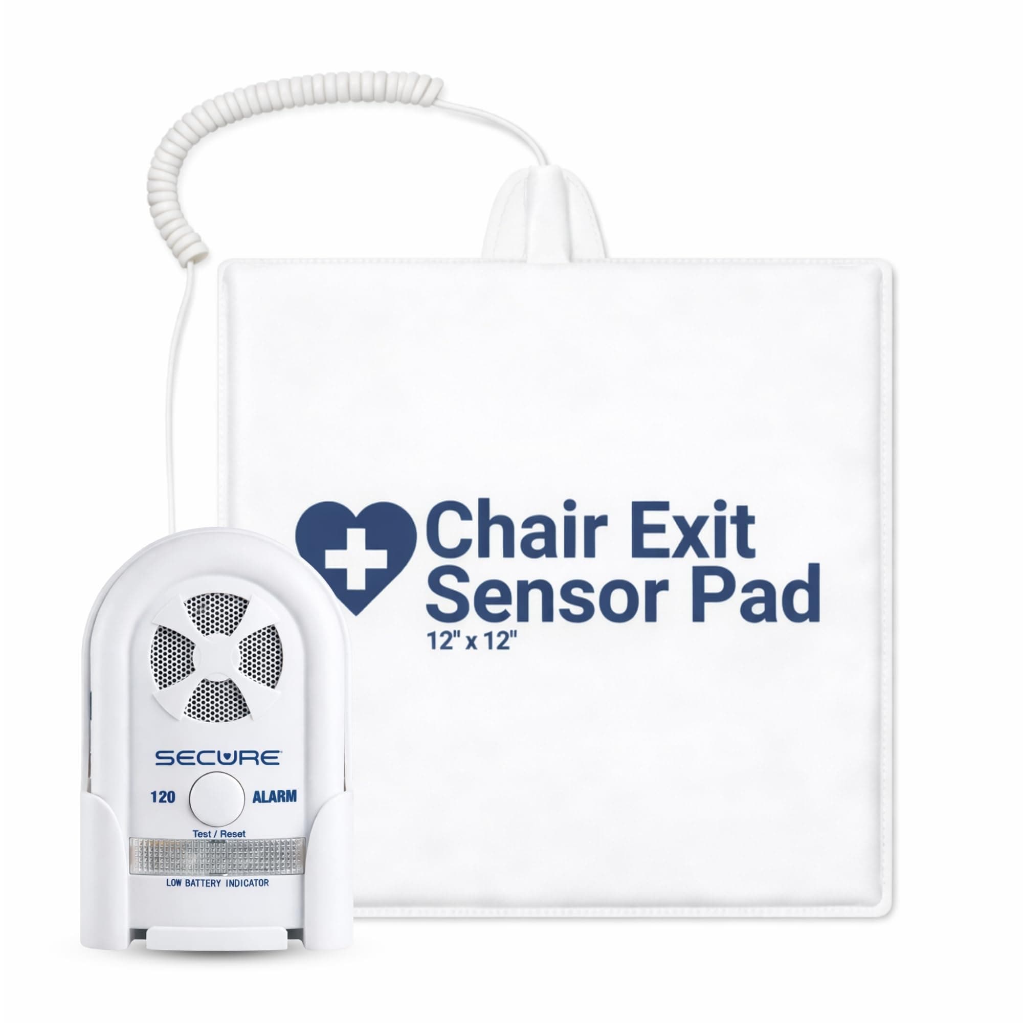 45CSET-5 Chair Exit Alarm For Fall Prevention amd Wandering Management - Caregiver Alert Aid for Bedroom - Adjustable Volume / Tone and Auto-Reset