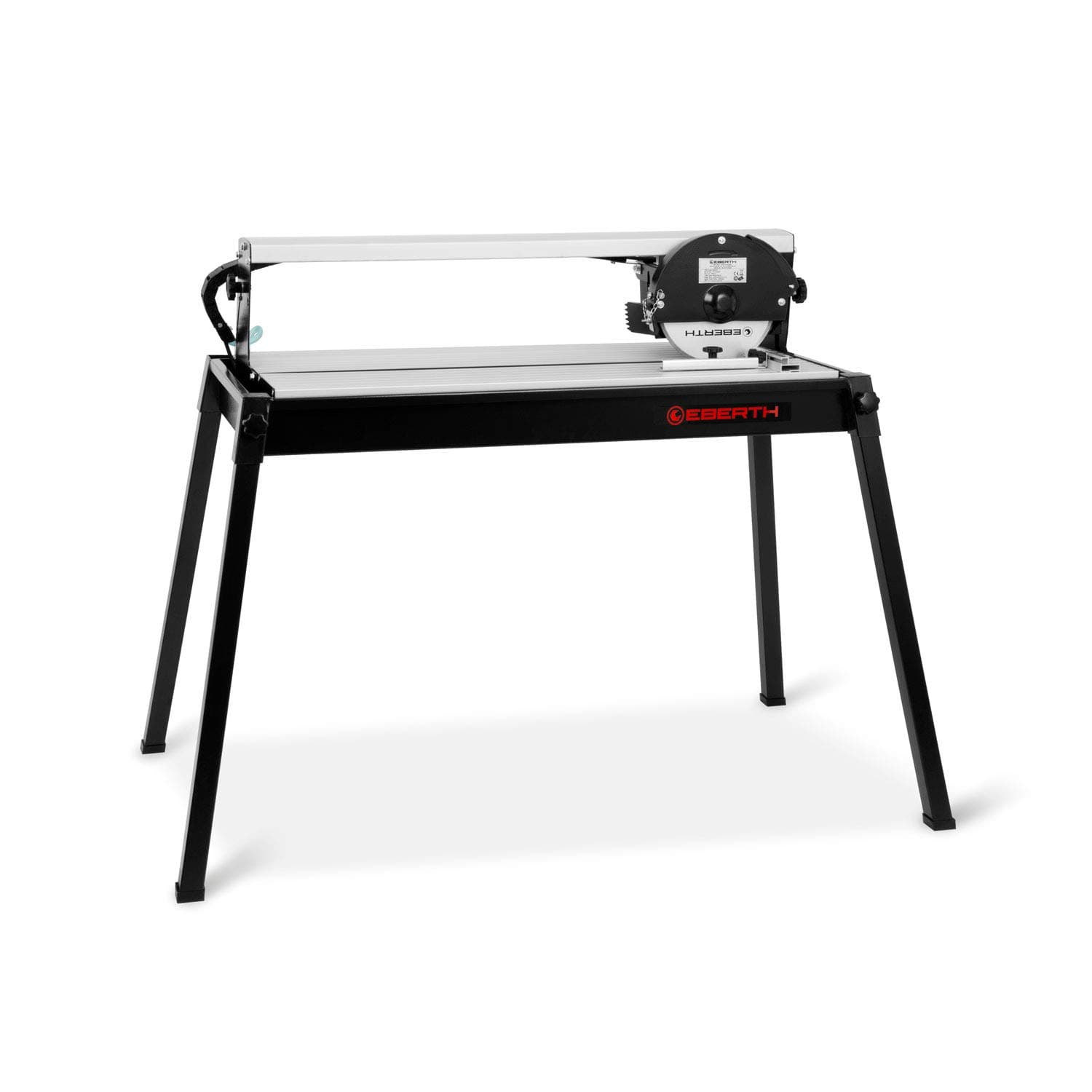 EBERTH 620 mm Electric Tile Cutter with Laser (Swivelling up to 45°, 36 mm Cutting Depth, Angular Guide, Diamond Cutting Blade)
