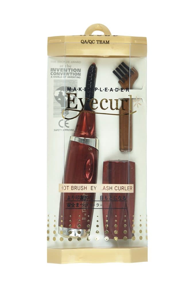 Eyecurl II Heated Eyelash Curler with Brush Red