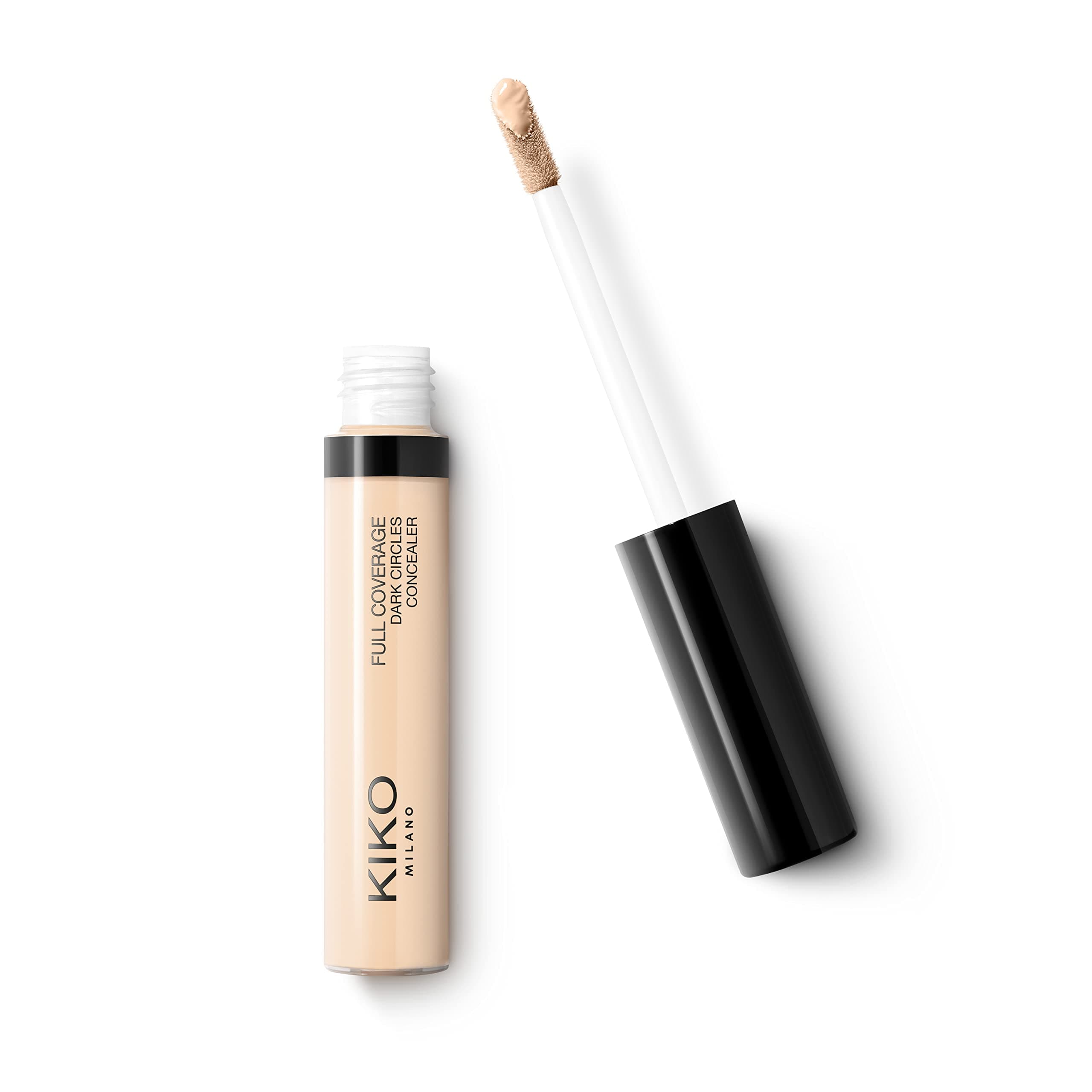 KIKO Milano Full Coverage Dark Circles Concealer 01 | High-Coverage Liquid Concealer For The Face And Eye Area