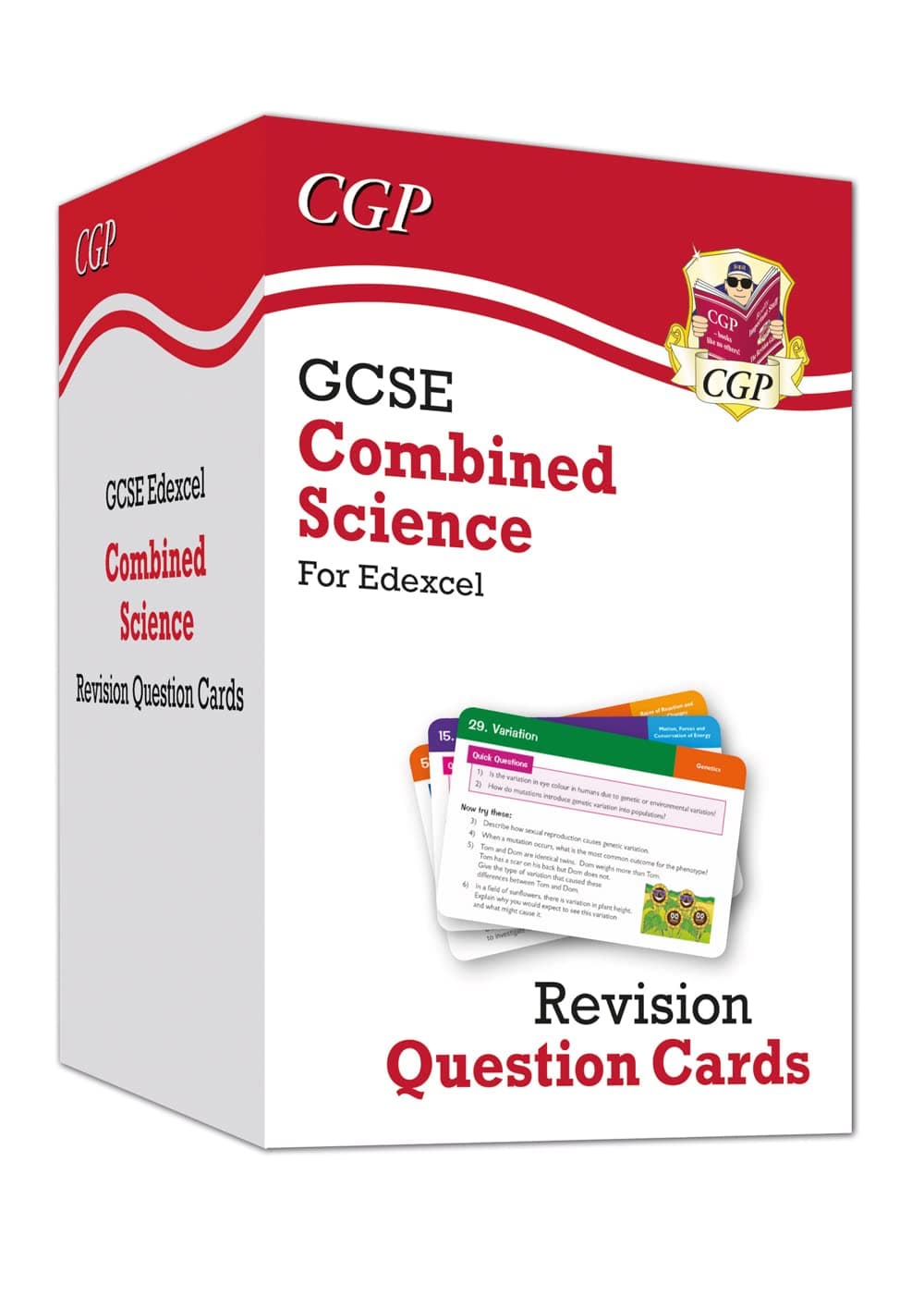 Coordination Group Publications Ltd (CGP) GCSE Combined Science Edexcel Revision Question Cards: All-in-one Biology, Chemistry & Physics