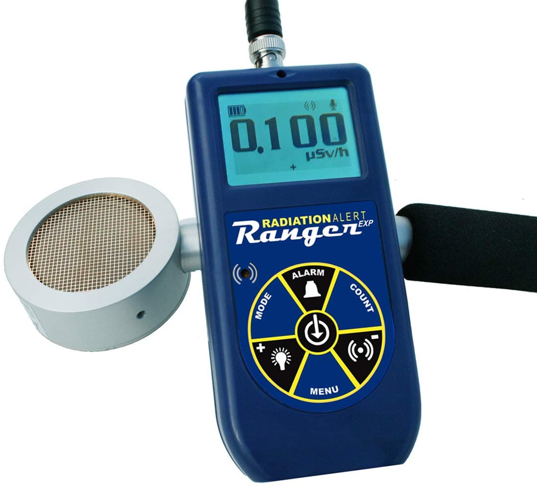 RangerEXP External 2" Geiger Muller Detector, Bluetooth with Free Observer BLE App, Protective Boot, Excellence in Radiation Detection