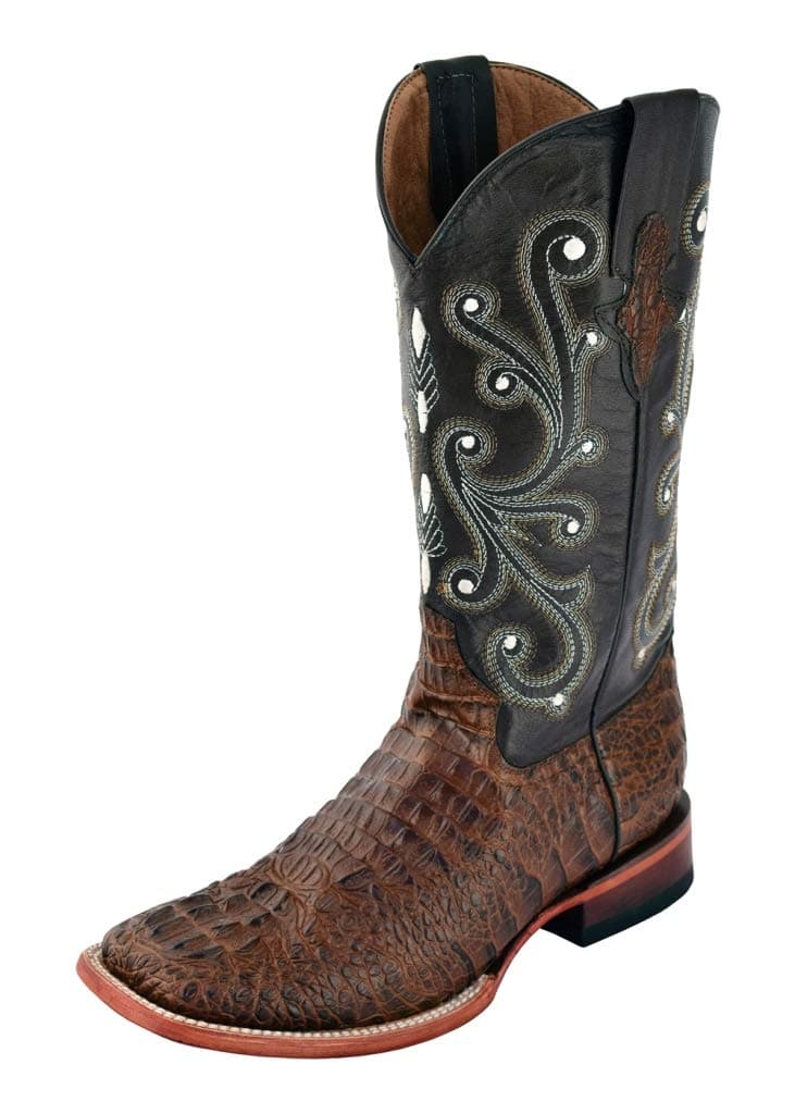 Men's Print Crocodile S-Toe Western Boot