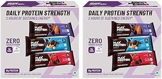 RiteBite Max Protein Daily Assorted Mixed Nuts 10G Protein Bars (Pack Of 12, 600 Gram)