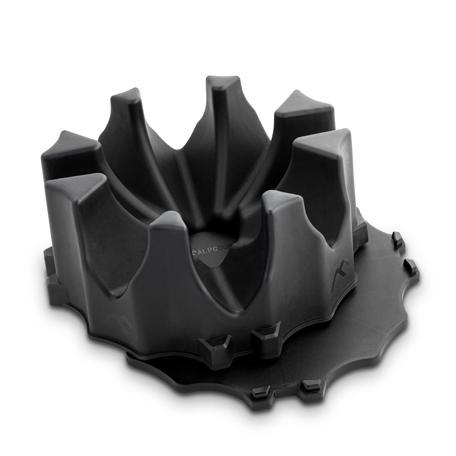 Alpcour Bike Trainer 4-Tier Riser Block for Front Wheel with Anti-Skid Design – Compatible with Stationary Mountain and Road Bikes for a Natural Riding Position Set-up with Extender