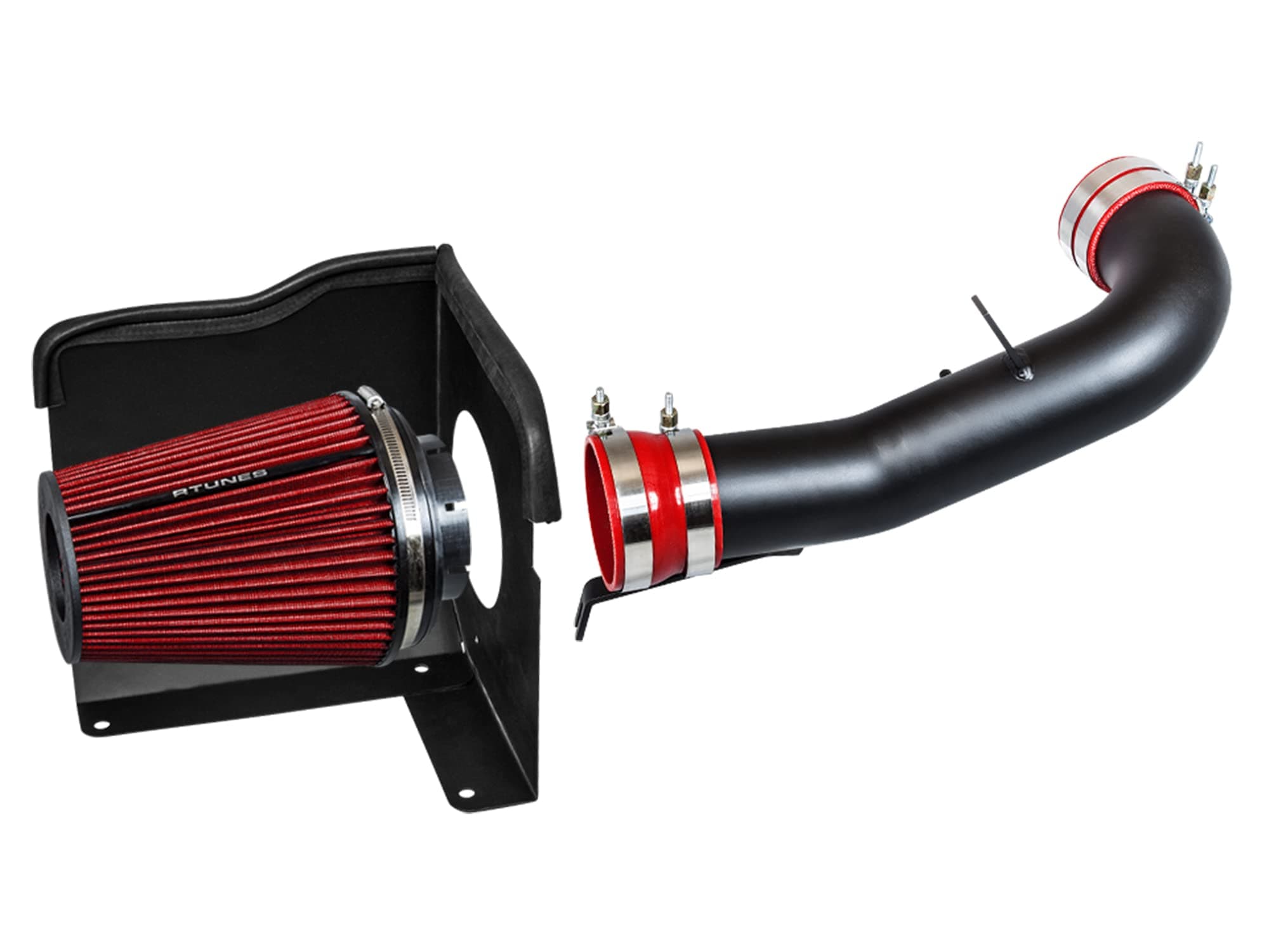 - RTUNES RACING BLACK PIPE HEAT SHIELD COLD AIR INTAKE + FILTER Compatible For 07-08 CADILLAC SILVERADO SIERRA ESCALADE V8 4.8L/5.3L/6.0L/6.2L