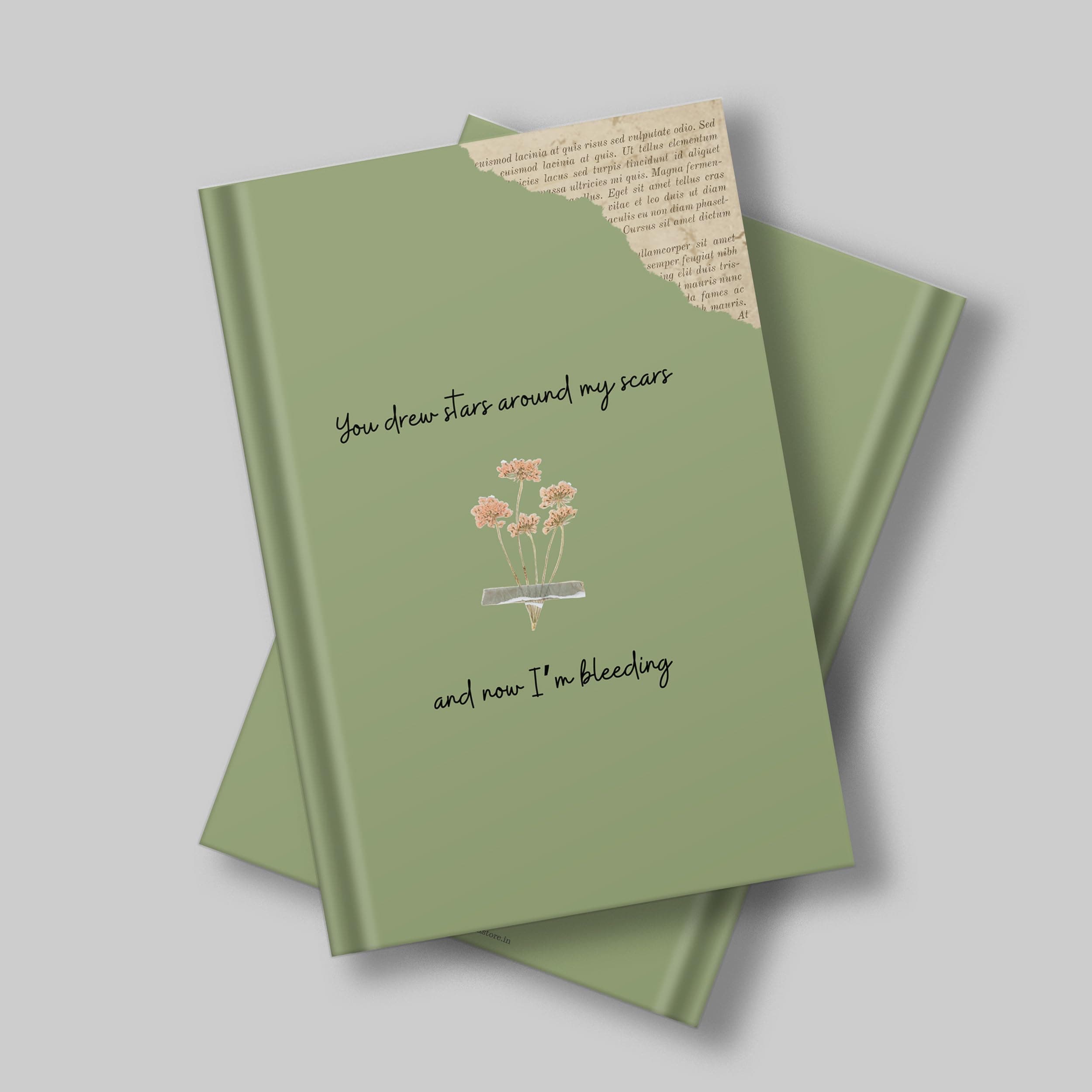 THE UMBRELLA STORE Folklore journal, Tay merch, A5 harbound notebook- 100 pages blank