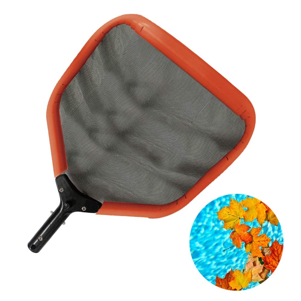 Hengbo Pool Leaf Rake Heavy Duty, Pro Grade 14.5" Surface Skimmer Net for Pool and Spa Cleaning