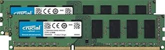 Crucial RAM CT2K51264BD160B 8 GB Kit (2 x 4 GB) DDR3 1600 MHz CL11 Desktop Memory, Green