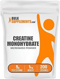 com Creatine Monohydrate Powder | Creatine Powder, 5g per Serving, Pure, Unflavored & Gluten Free, 1kg