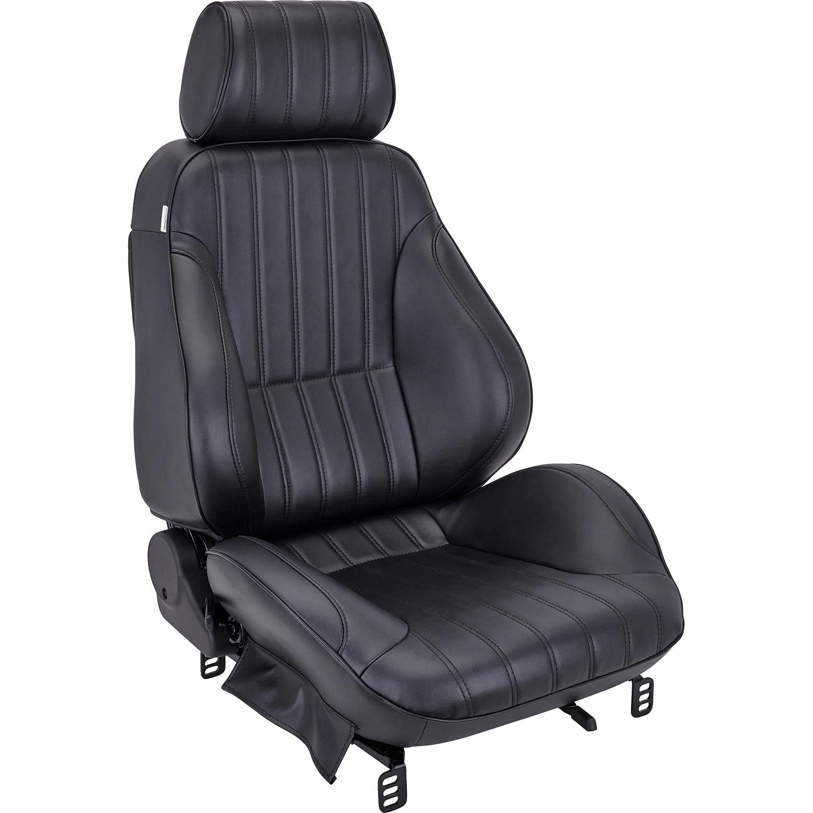 Rally Recliner Left Black Vinyl