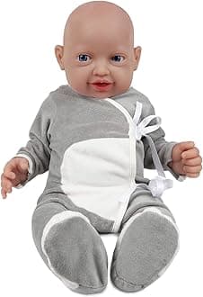 Vollence 12" Realistic Full Body Silicone Baby Doll - Boy