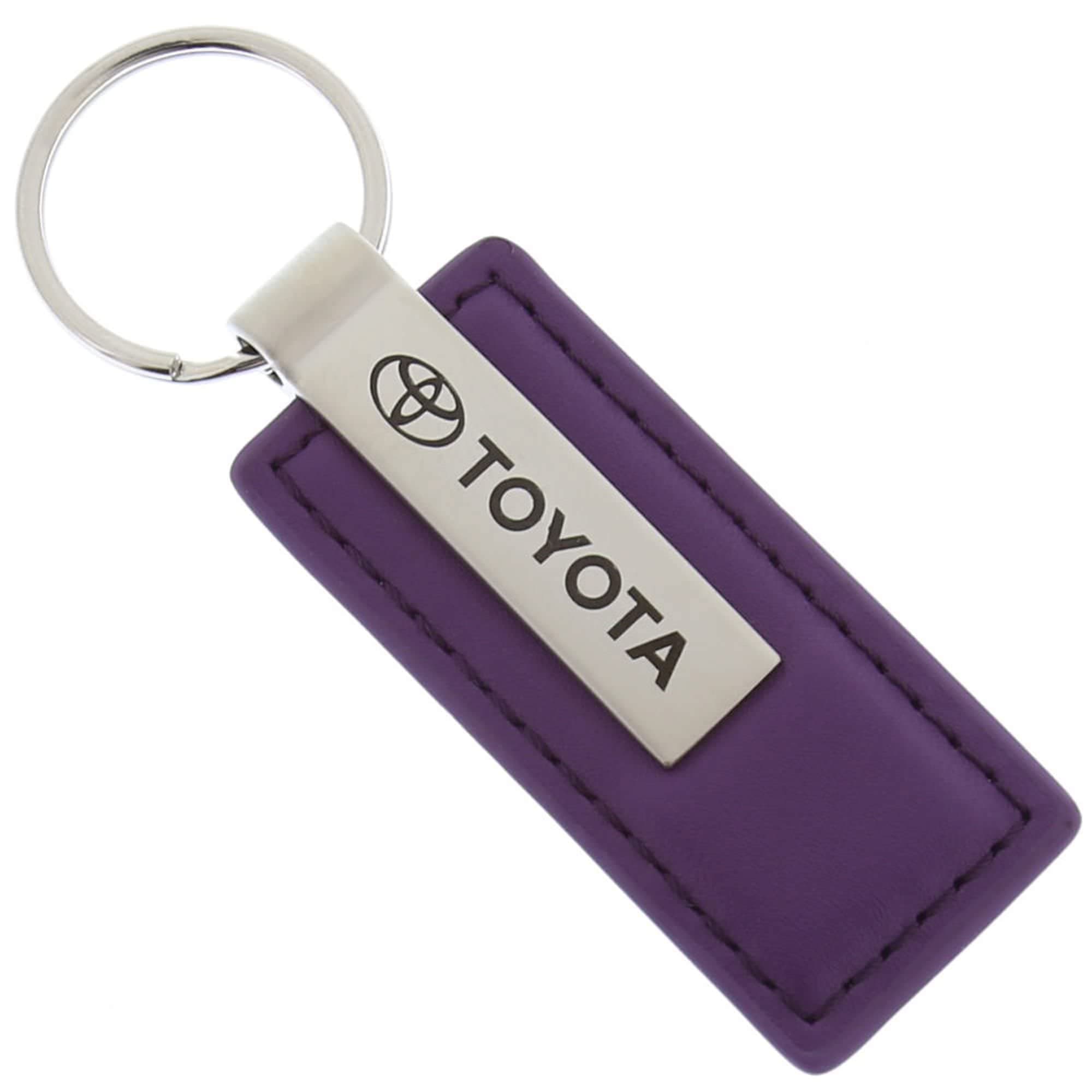 Au-TOMOTIVE GOLD Rectangular Leather Key chain for Toyota