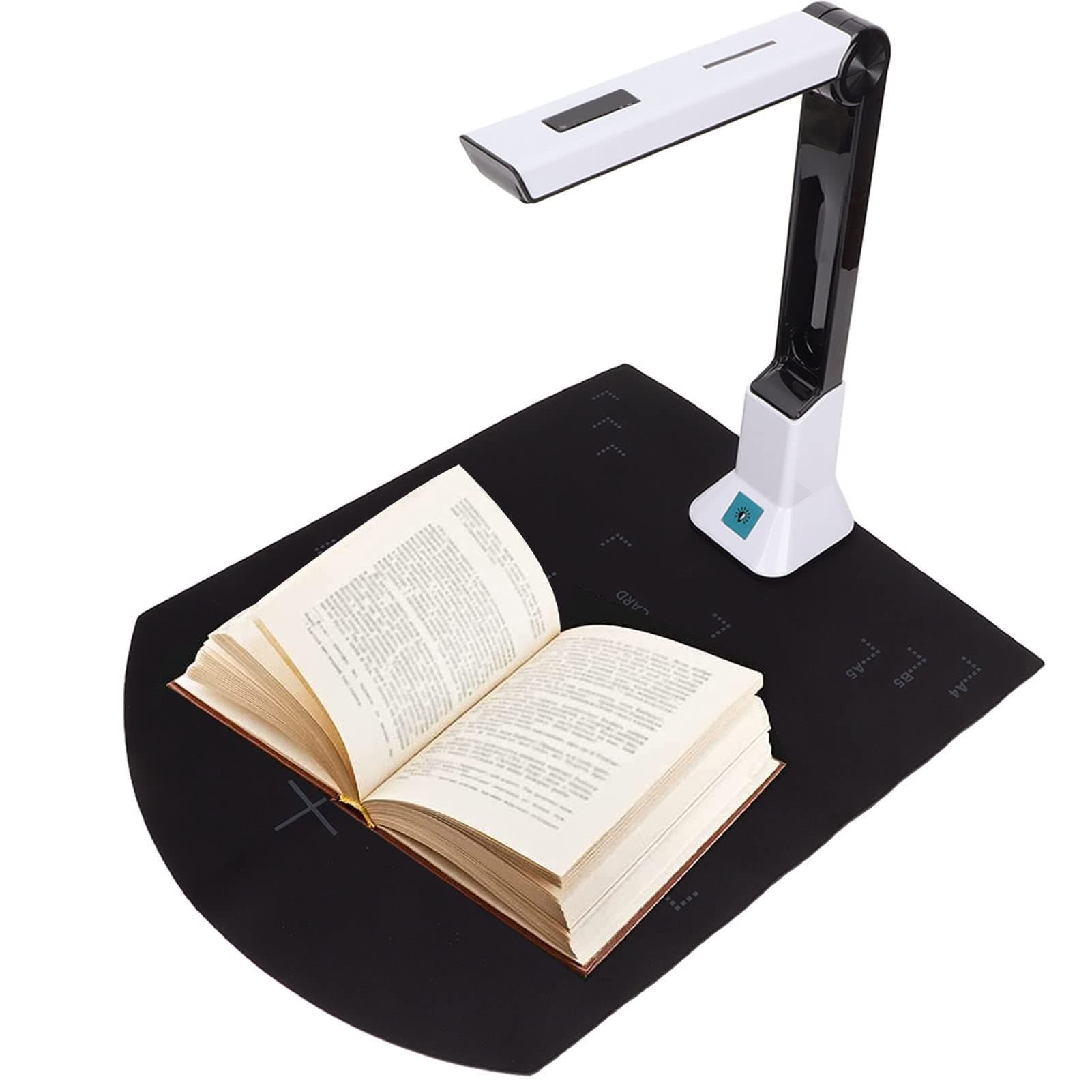 Vbestlife Document Camera, 8 Million Pixels A4 Auto Focus Document Scanner with OCR Function, Auto Correction, for Scan Files, Image Notes