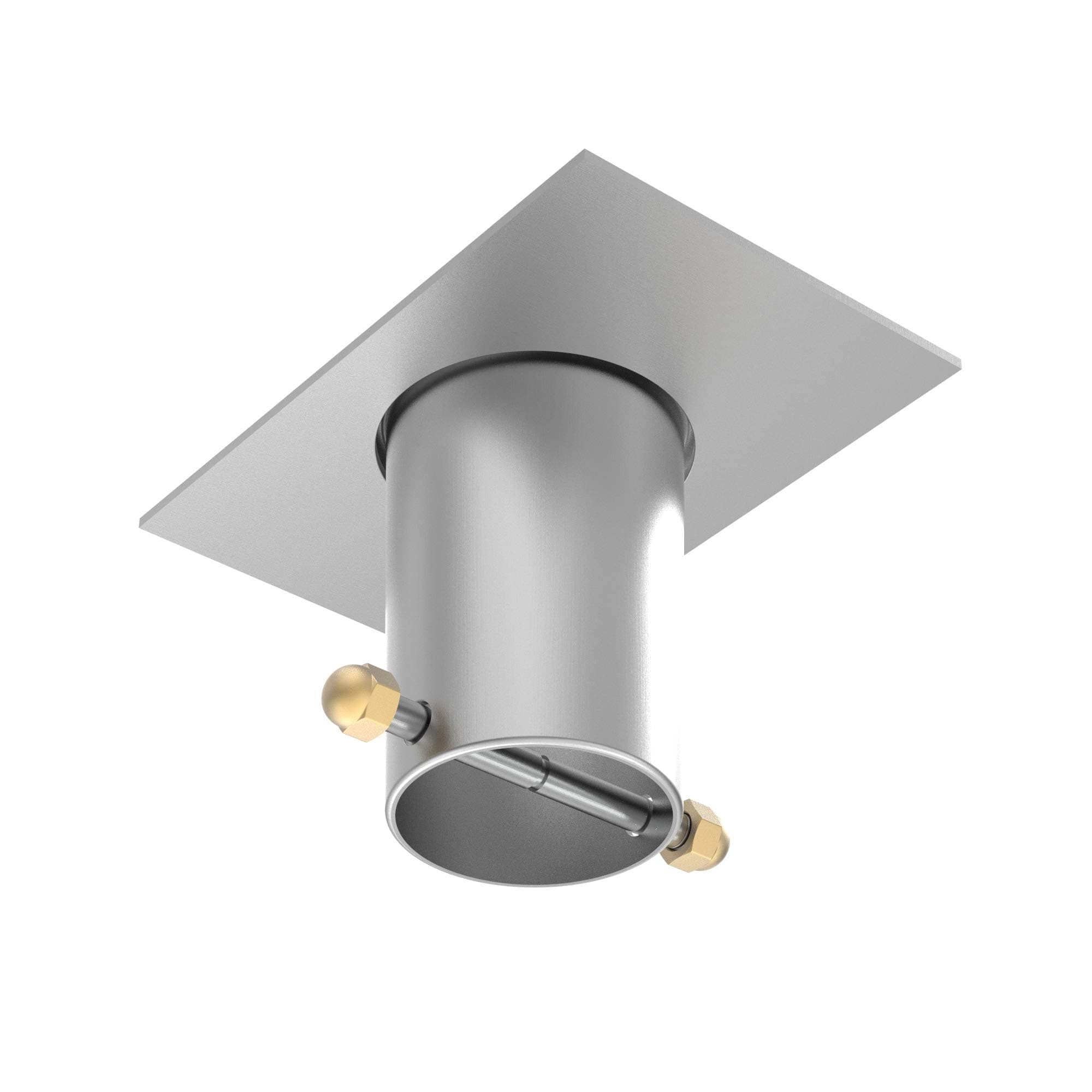 Rain Chains Direct - Rain Chain Gutter Adapter/Installer in Milled Aluminum Finish