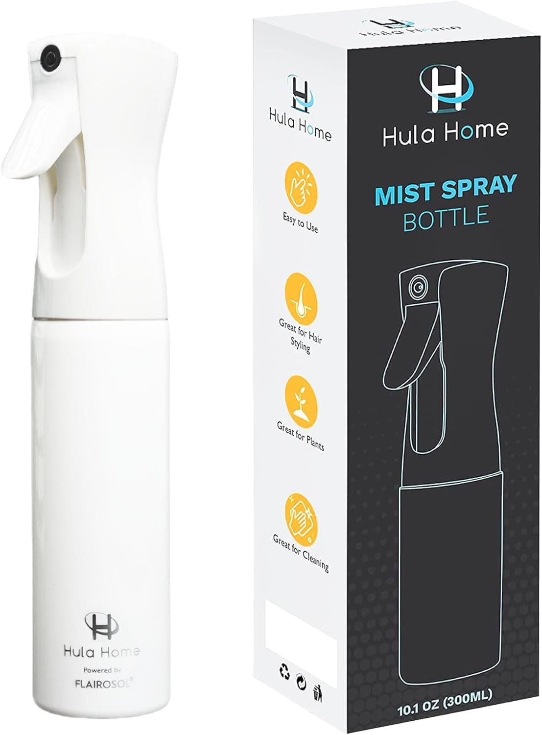 Hula Home Continuous Mist Spray Bottle - All White