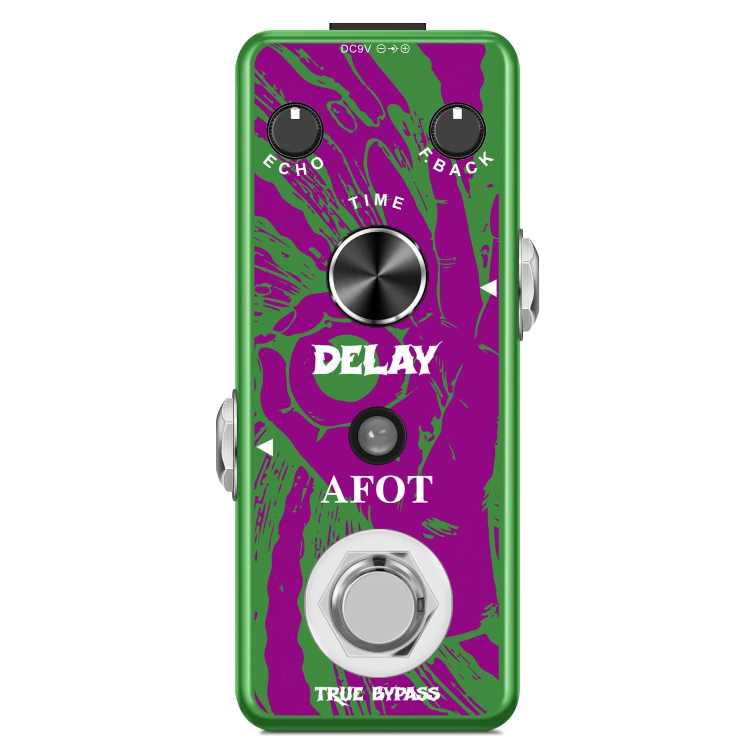 Analog Delay Guitar Pedal, Green Delay, Mini Size, True Bypass