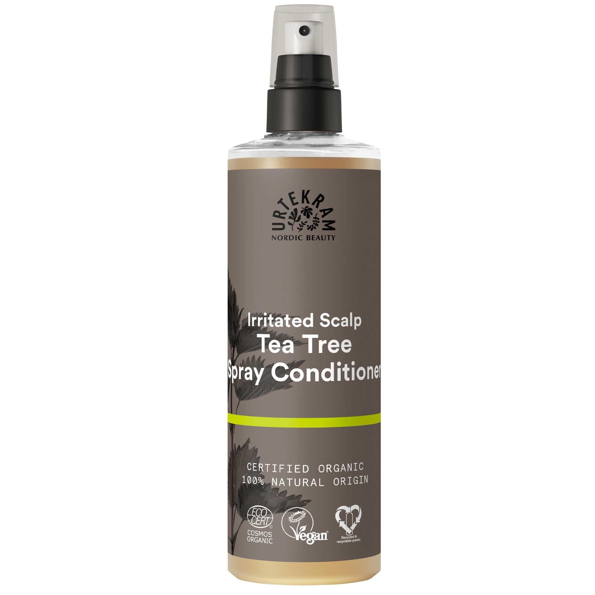 Tea Tree Spray Conditioner - Leave In - Natural & Refreshing Formula for Hair & Scalp - Moisturises, Detangles and Soothes the Scalp, 250 ml