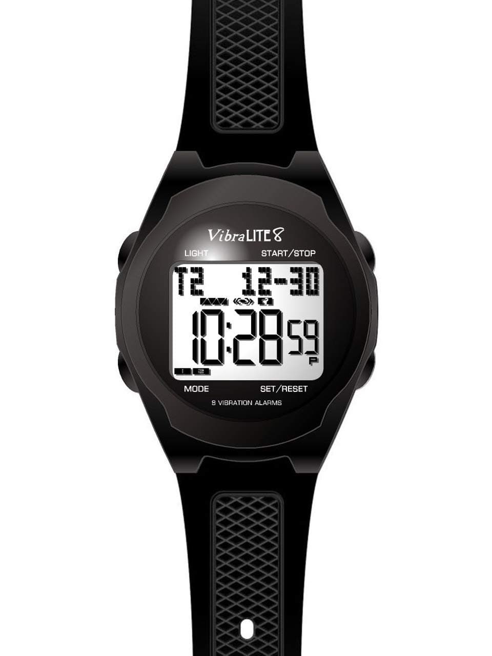 8 Watch with Black Silicone Band
